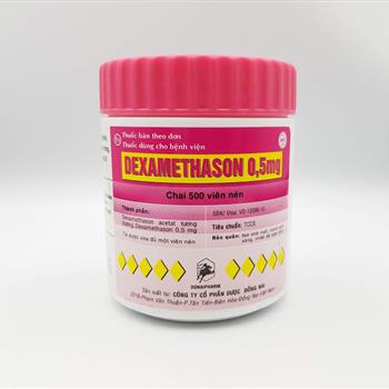 Dexamethason 0.5mg Đồng Nai (Chai/500v)