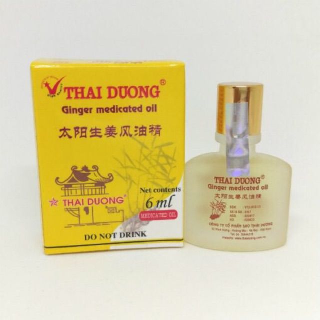 Dầu Gừng Thái Dương (Lọ/6ml)