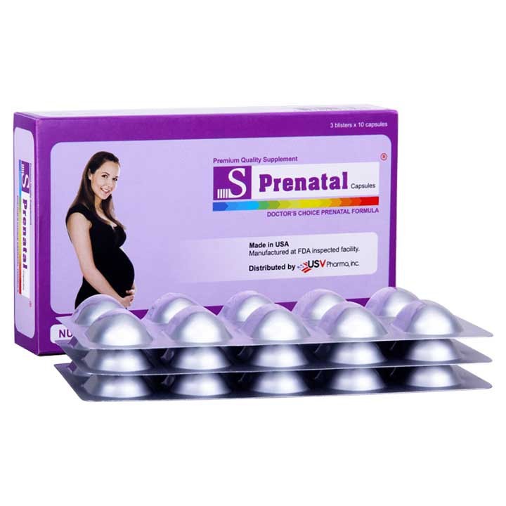 S Prenatal USV Pharma (H/30v)