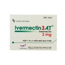 [T03398] Ivermectin 3A.T Ivermectin 3mg An Thiên (H/4v) Date 11/2027