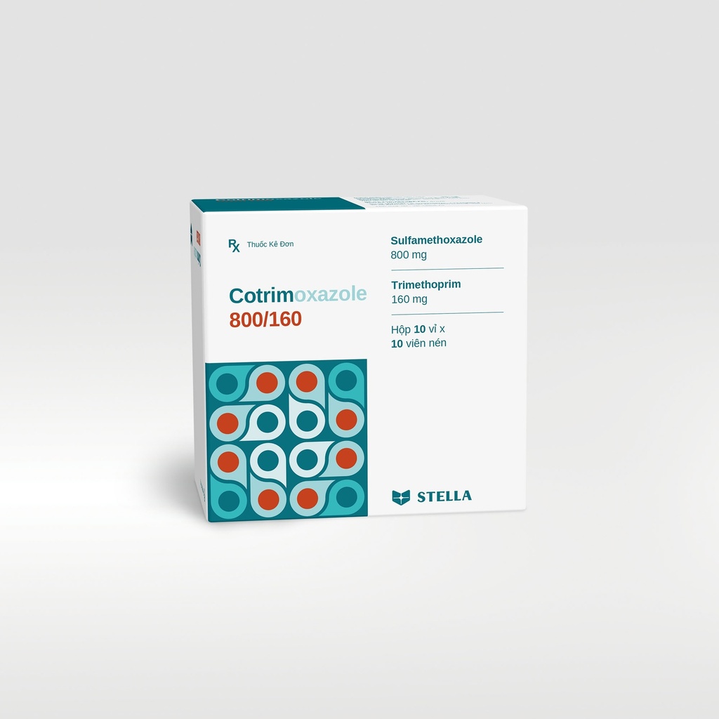 Cotrimoxazole 800/160mg Stella (H/100v)