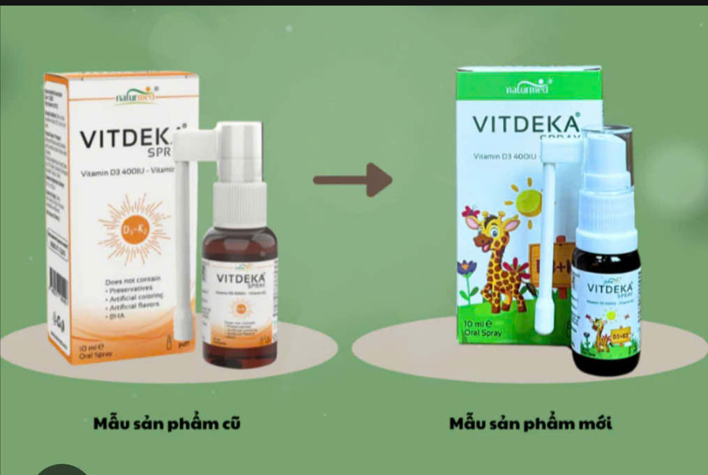 Vitdeka Spray Vitamin D3 400IU Thổ Nhĩ Kỳ (Lọ/10ml) date 08/2025