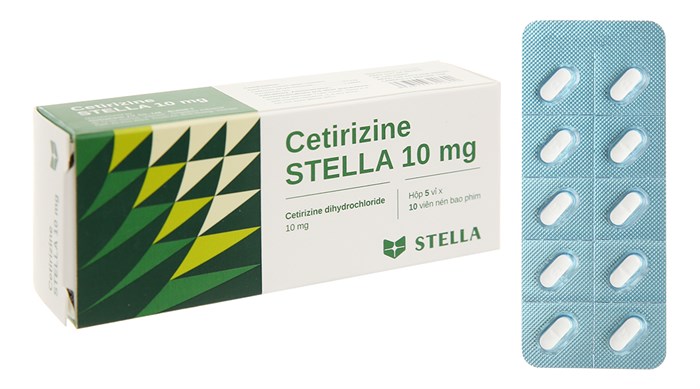 Cetirizine 10 mg Stella (H/50v )
