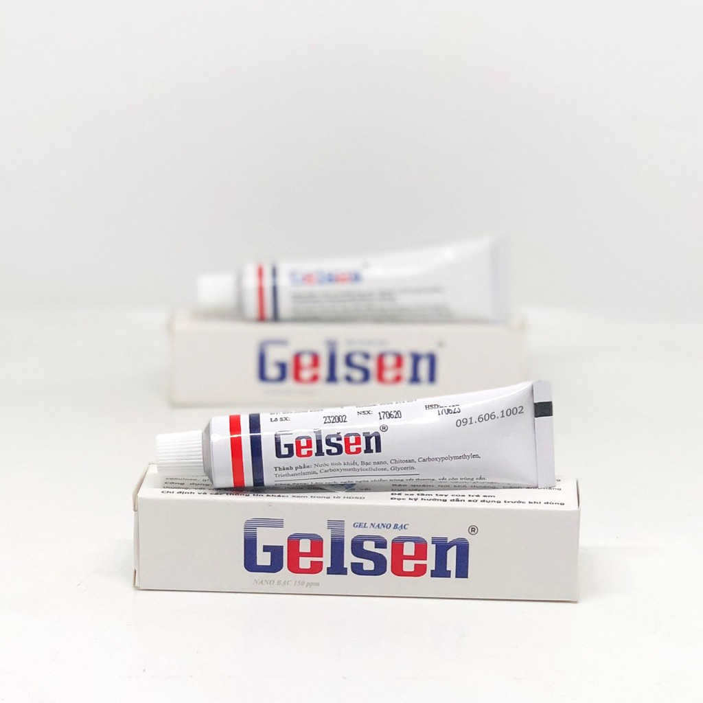 Gel nano bạc Gelsen Hải Dương (Tuýp/20g)