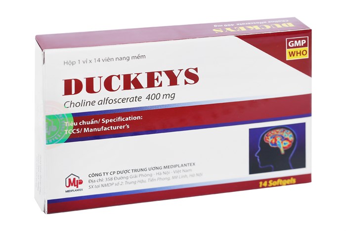 Duckeys Choline Alfoscerate 400mg Mediplantex (H/14v)