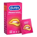 [T03486] Bao cao su Durex Pleasuremax Thái Lan (H/12c) Date 11/2027