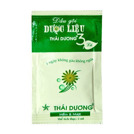 Dầu Gội Dược Liệu Thái Dương 3 Lá Xanh (Dây/10gói/5ml)