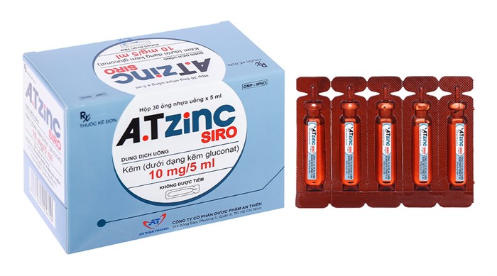 A.T Zinc 10mg/5ml Kẽm An Thiên (H/30o/5ml)