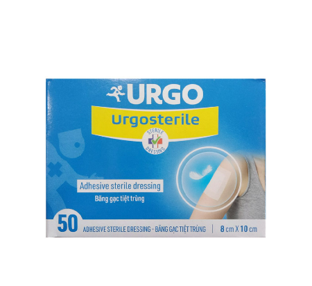 Urgo Urgosterile 8cm x 10cm (H/50miếng)