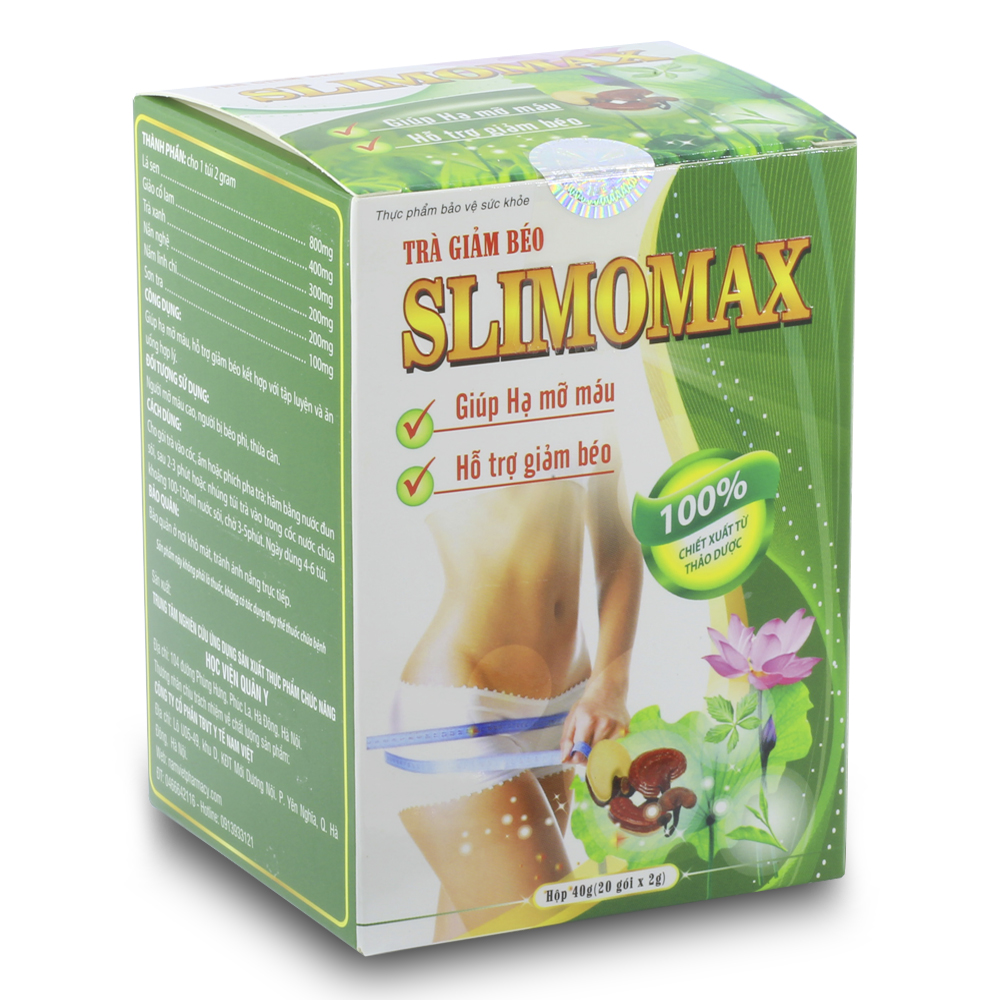 Slimomax trà giảm béo Học viện Quân Y (H/20 gói)
