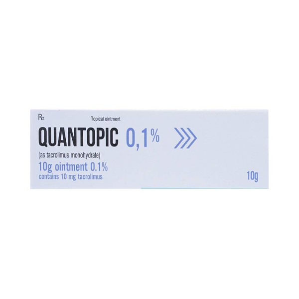 Quantopic 0,1% Tacrolimus 10mg Quảng Bình (Tuýp/10g)