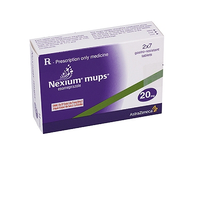 Nexium Mups 20mg Astrazeneca (H/14v) date 10/2025