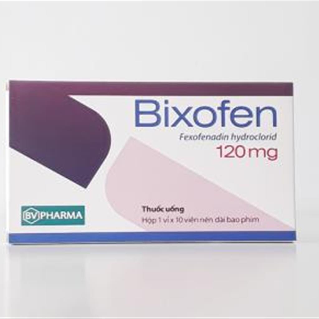 Bixofen 120 Fexofenadin 120mg Bv Pharma (H/10v)
