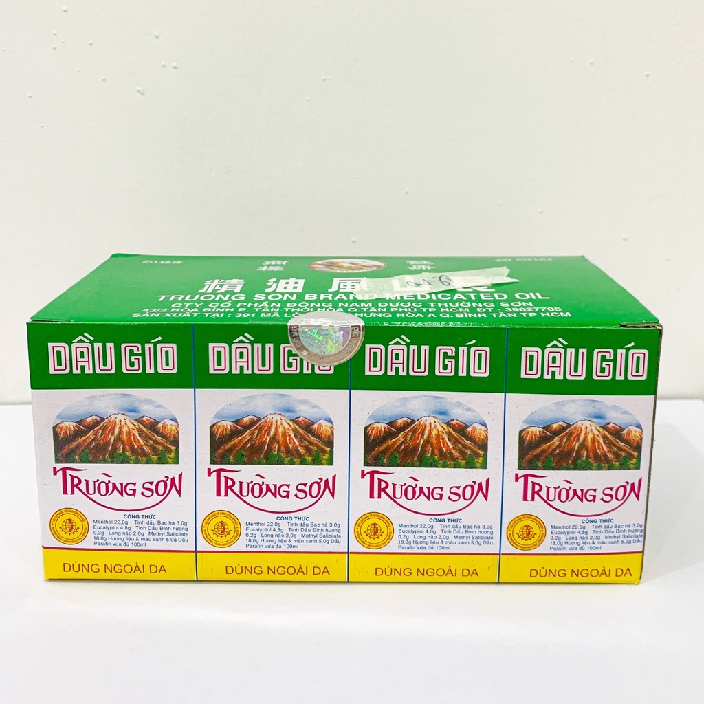 Dầu Gió Xanh Trường Sơn (H/20lọ/2.5ml) 