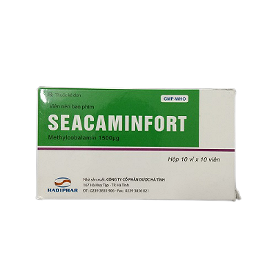 Seacaminfort Mecobalamin 1500ug Hà Tĩnh (H/100v)