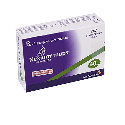 Nexium Mups Esomeprazole 40mg AstraZeneca (H/14v) Date 05/2027