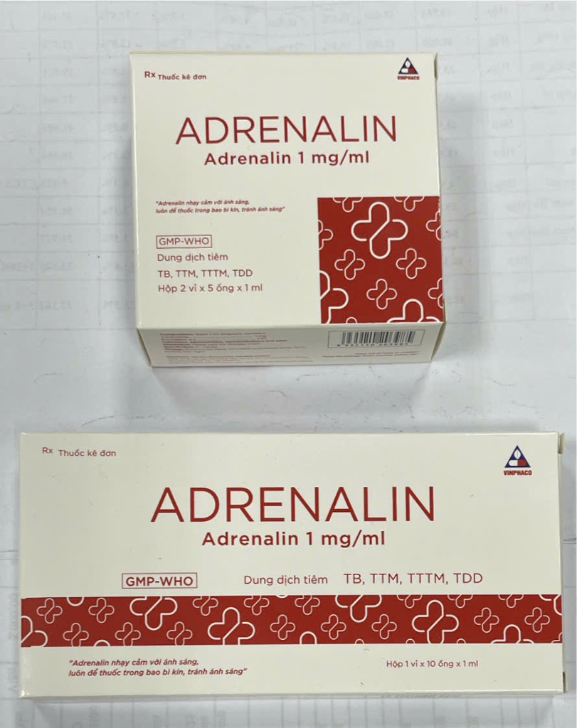 Adrenalin 1mg/Ml Vĩnh Phúc (H/10o)