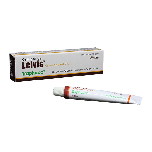 Leivis Ketoconazol 2% Traphaco (Tuýp/10g)