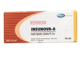 Insunova R 100IU/ml Tiêm Mega Thái Lan (Lọ/10ml)