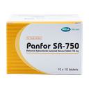 [T03649] Panfor Sr Metformin 750mg Mega (H/100v) date 09/2024