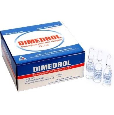  Dimedrol 10mg/1ml Dung Dịch Tiêm Vĩnh Phúc (H/100o/1ml)