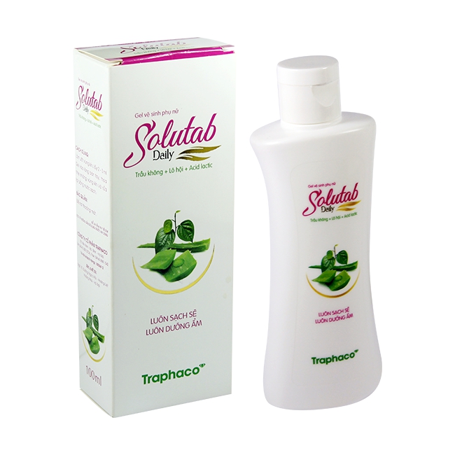 Solutab Daily Gel Vệ Sinh Phụ Nữ Traphaco (Lọ/100ml)