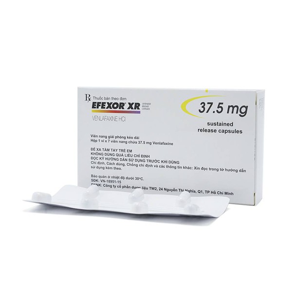 Efexor XR Venlafaxin 37.5mg Pfizer (H/7v)
