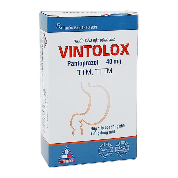 Vintolox Pantoprazol 40mg Vĩnh Phúc (H/1lọ/1o)