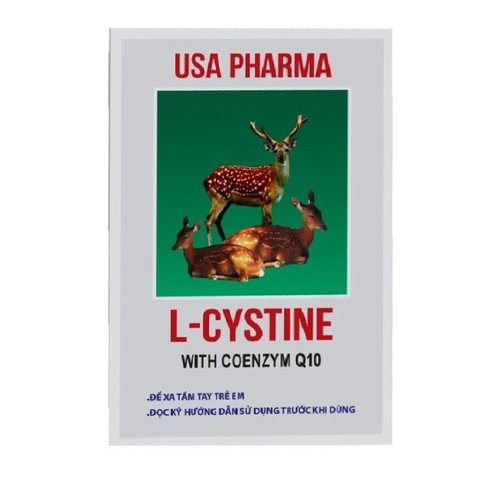 L Cystine Coenzyme Q10 LCystine 500mg USA Pharma (H/60v)
