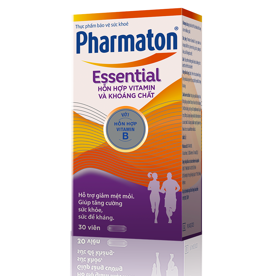 Hỗn Hợp Vitamin và Khoáng Chất Pharmaton Esential Sanofi (Lọ/30v)