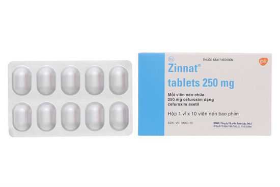Zinnat Cefuroxim 250mg GSK (H/10v) Date 05/2027
