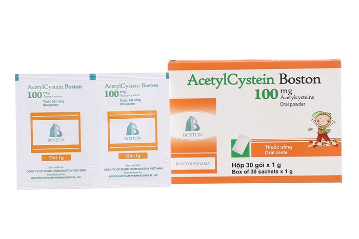 Acetylcystein 100mg Boston (H/30gói)