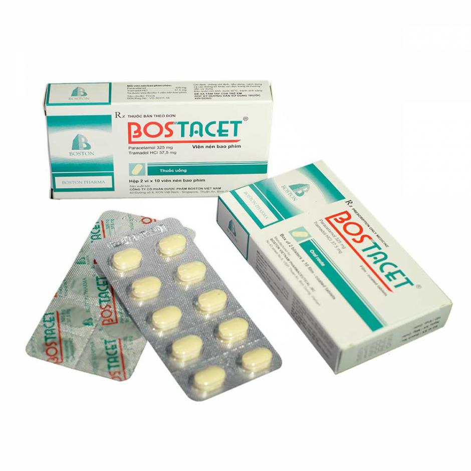Bostacet Paracetamol Tramadol Boston (H/20v)