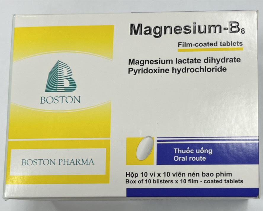 Magnesium B6 Boston Việt Nam (H/100v)