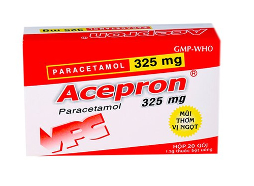 Acepron paracetamol 325mg Cửu Long (H/20gói) Date 12/2025