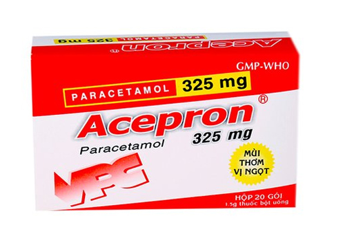 Acepron paracetamol 325mg Cửu Long (H/20gói)