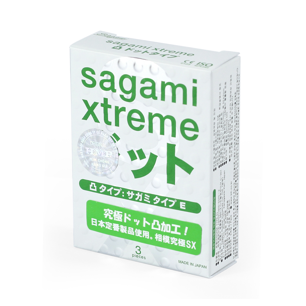 Bao Cao Su Sagami Xtreme White có gai (H/3cái)