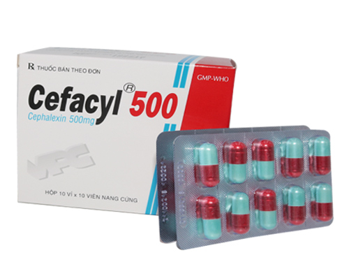 Cefacyl Cephalexin 500mg Pharimexco (H/100v)