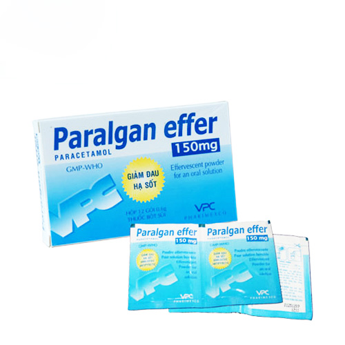Panalganeffer Paracetamol 150mg Cửu Long (H/12 gói)