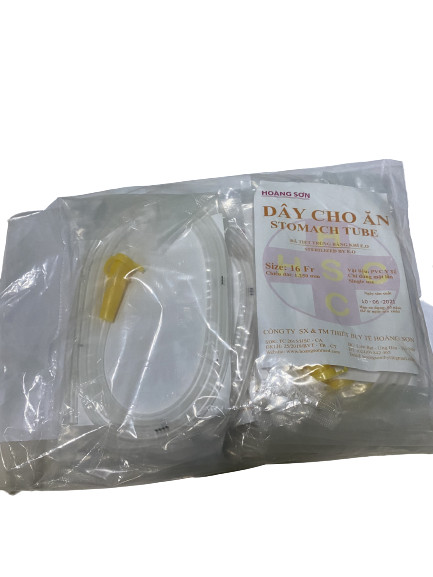 Dây xông cho ăn Stomach Tube số 16 Hoàng Sơn (Bịch/10cái)