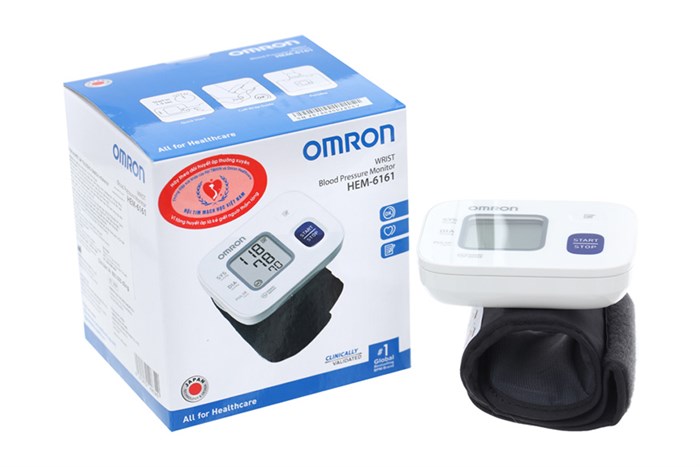 Omron Hem 6161 máy đo huyết áp cổ tay Nhật Bản (H/1cái)