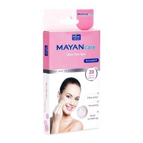 Mayan care Ultra Thin Spot Hồng Dán Mụn Hàn Quốc (H/24 miếng)