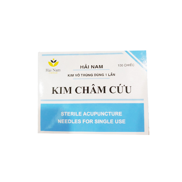 Kim châm cứu 0.3 x 40mm Hải Nam (H/100cái)