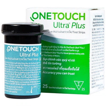 Que thử Onetouch Ultra Plus Lifescan (H/25cái) Date 04/2027