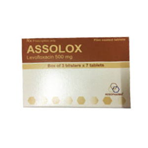 Assolox Levofloxacin 500mg Bồ Đào Nha (H/21v)