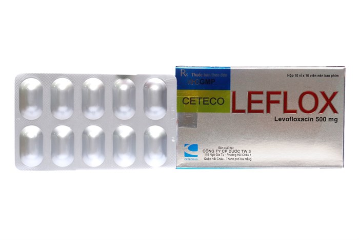 Ceteco Leflox Levofloxacin 500mg TW3 (H/50v)