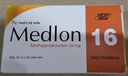 [T04044] Medlon Methylprednisolone 16mg DHG Hậu Giang (H/100v) Date 11/2027