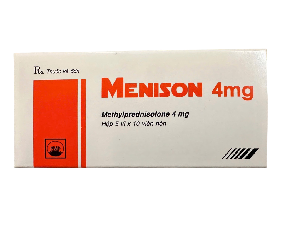 Menison Methylprednisolon 4mg Pymepharco (H/50v) Date 06/2027