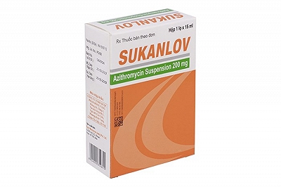 Sukanlov Azithromycin 200mg Cure Medicines (Lọ/15ml)