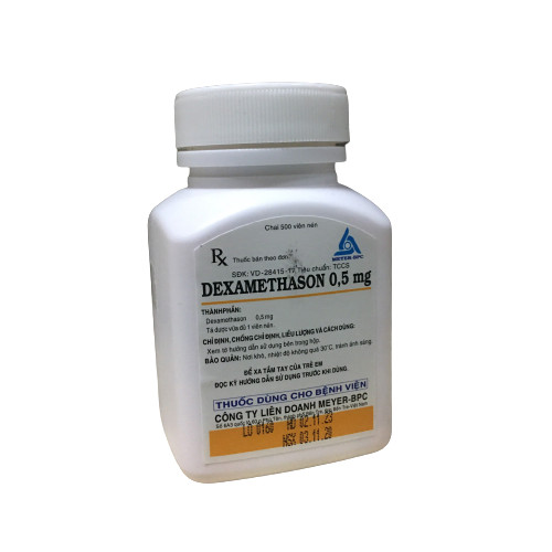 Dexamethasone 0.5mg Meyer (Lọ/500v)